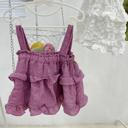 Title 4, Childrens Ruffled Suspender Doll Shirt. Create...