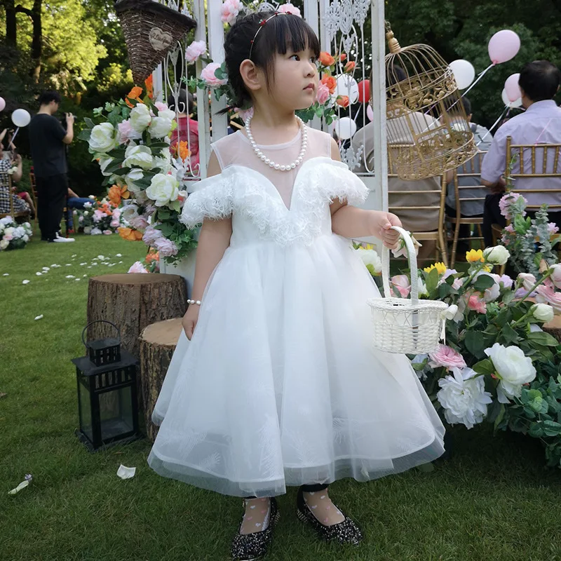 Jupe de mariage enfant couleur unie et simple. Élégante, confortable et parfaite pour les cérémonies, idéale pour les petites filles lors de journées spéciales.