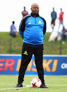 Manqoba Mngqithi during the Absa Premiership match between Golden Arrows and Mamelodi Sundowns at Princess Magogo Stadium on December 10, 2017 in Durban.