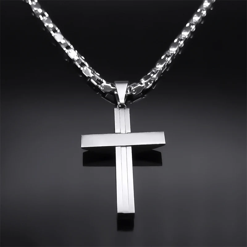Erkek Kolye Fashion Personality Cross, tarz sahibi erkekler için ideal. Kişiliğinizi yansıtan, şık ve modern bir aksesuar. Tarzınızı tamamlayan mükemmel seçim.