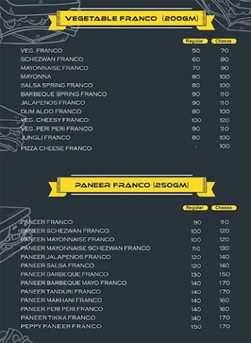 M.L.F Franco menu 