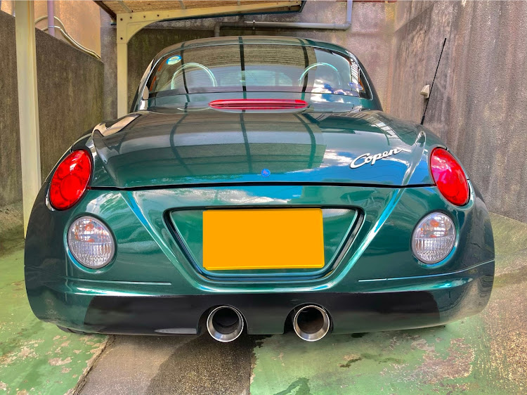 コペンの洗車・マフラー・比較してみた・特に意味はないに関するカスタム事例の投稿画像1枚目