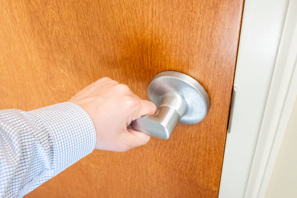 Manillas Para Puertas De Casa Pomo De Puerta De Latón Pulido Con Cerradura