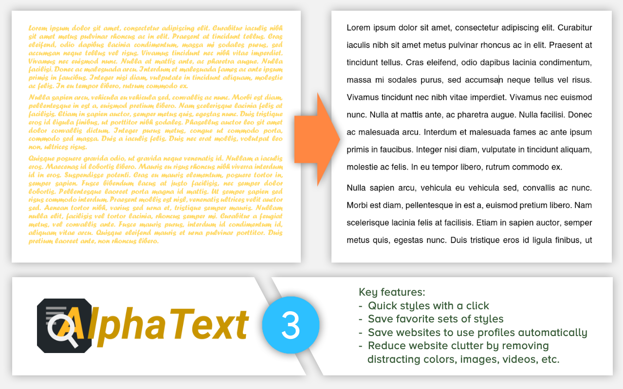 AlphaText - Make text readable! Preview image 3