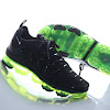 air vapormax plus black reflect silver-volt