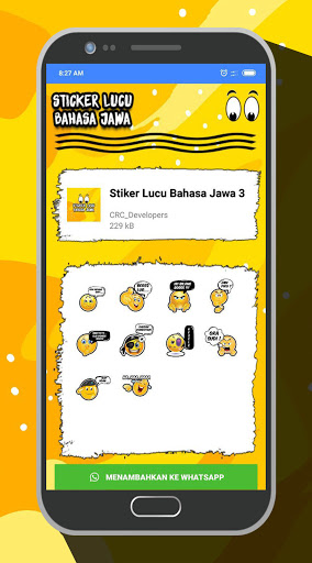 Stiker Lucu Bahasa Jawa