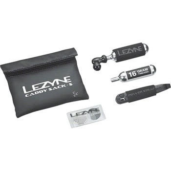 Lezyne Caddy Sack Pouch with CO2 Tire Repair Kit