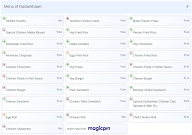 Dastarkhawn menu 4