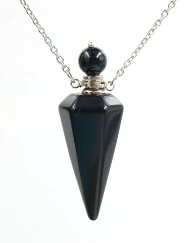Colar Frasco de Perfume Cone Hexago - 0