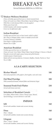 SS Hotel And Resort menu 2