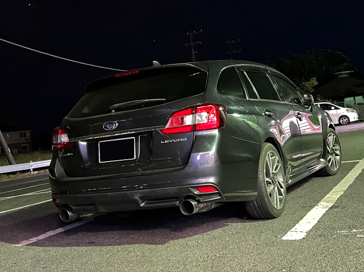 レヴォーグの娘の車・DIY・マフラー交換・HKSマフラー・スーパーターボマフラーに関するカスタム事例の投稿画像5枚目