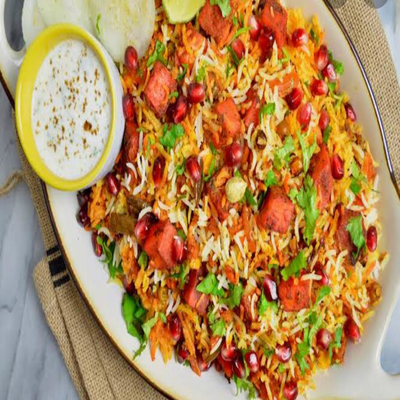 Paneer Loaded Biryani