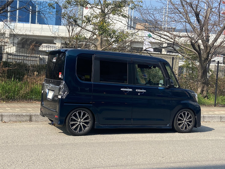 タントカスタムのドライブ・車高調整に関するカスタム事例の投稿画像1枚目