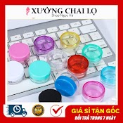 Hủ Hộp Đựng Kem Top Giá Rẻ Hũ Hộp Nhựa Tròn 3G, 5G, 10G, 20G, 30G, 50G, 100G Chiết Kem