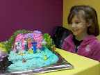 Becky with cake