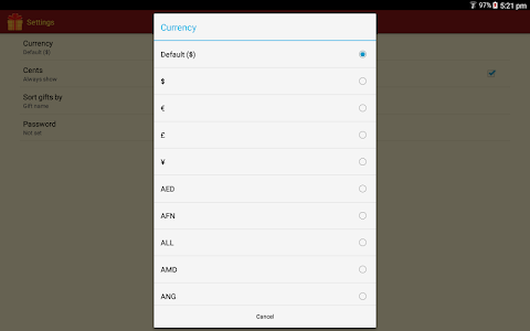 Gift List screenshot 15