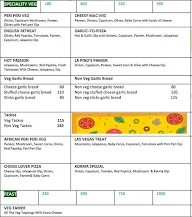 Cheseee Pizza menu 5