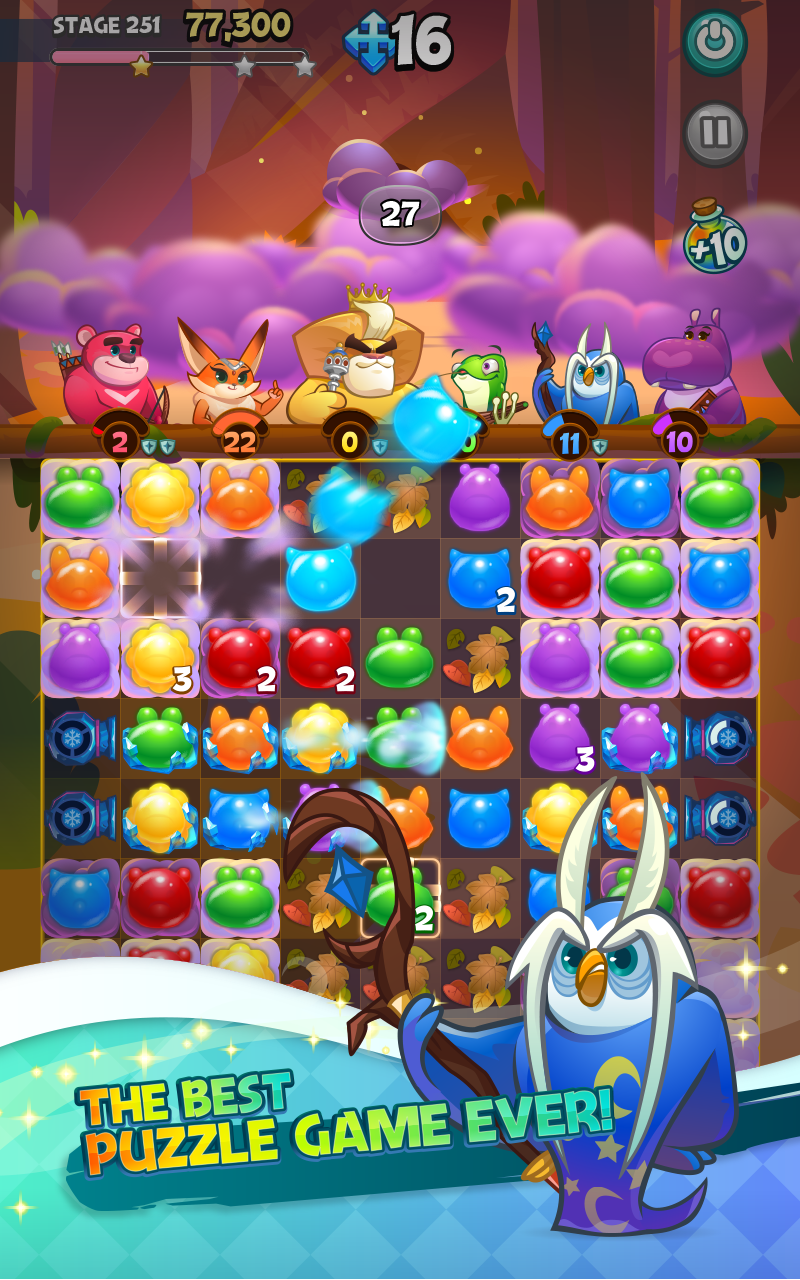 Puzzle x Heroes Screen 2