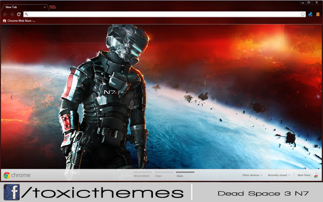 Dead Space 3 N7 chrome extension