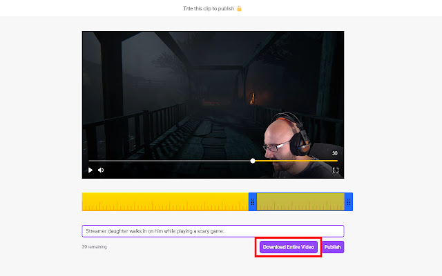 SNIPACLIP - Mange/Download Twitch Clips chrome extension