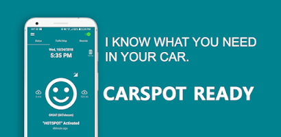 Carspot Ready - In-Car WiFi Screenshot