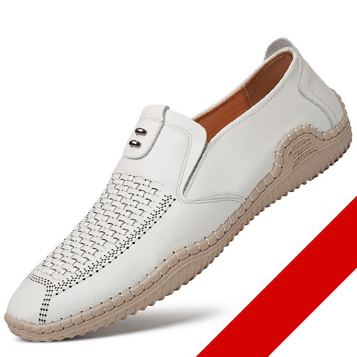 Title 3, Breathable Leather Sandals Hollow Shoes. Experi...