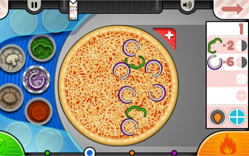 Papa's Pizzeria Unblocked Cooking Games