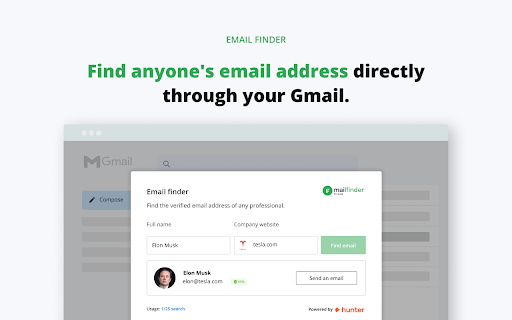 MailFinder: Email finder for Gmail