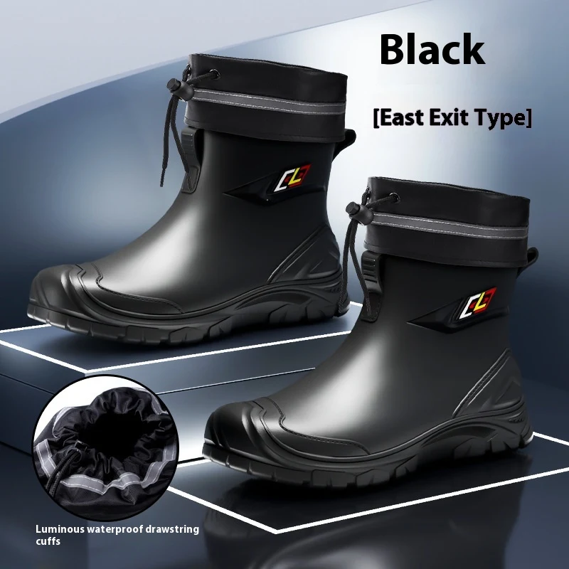 Impermeables, Antideslizantes y Modernas Botas de Lluvia para Exteriores Resistentes al Desgaste. Perfectas para la Moda Urbana y la Protección.