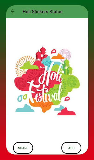 Holi Stickers Status for WhatsApp
