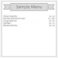 Goli Vadapav menu 1