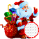 Santa Claus Color by Number Sandbox Pixelart Color icon