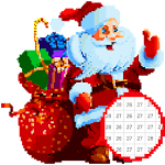 Santa Claus Color by Number Sandbox Pixelart Color Apk