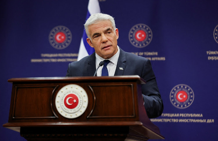 Israeli Prime Minister Yair Lapid. Picture: UMIT BEKTAS/REUTERS