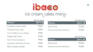Ibaco menu 1