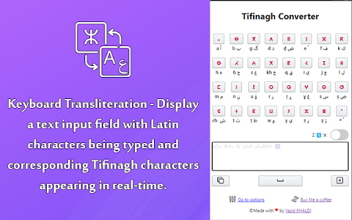 Tifinagh Converter