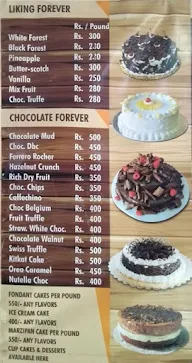 Celebration Bakery menu 3