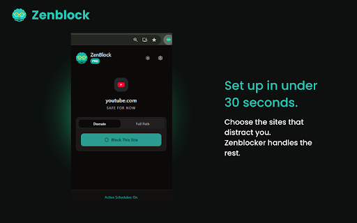 ZenBlock: Mindful Web Blocker & Focus Timer screenshot 5