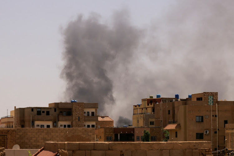 Smoke rises from buildings during clashes between the paramilitary Rapid Support Forces and the army in Khartoum North, Sudan, in this file photo. Picture: MOHAMED NURELDIN ABDALLAH/REUTERS