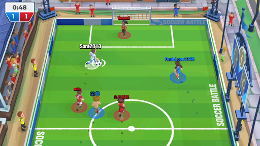Bataille de Football (Soccer Battle)  APK MOD screenshots 6