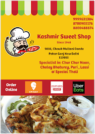 Kashmir Sweet Shop menu 2