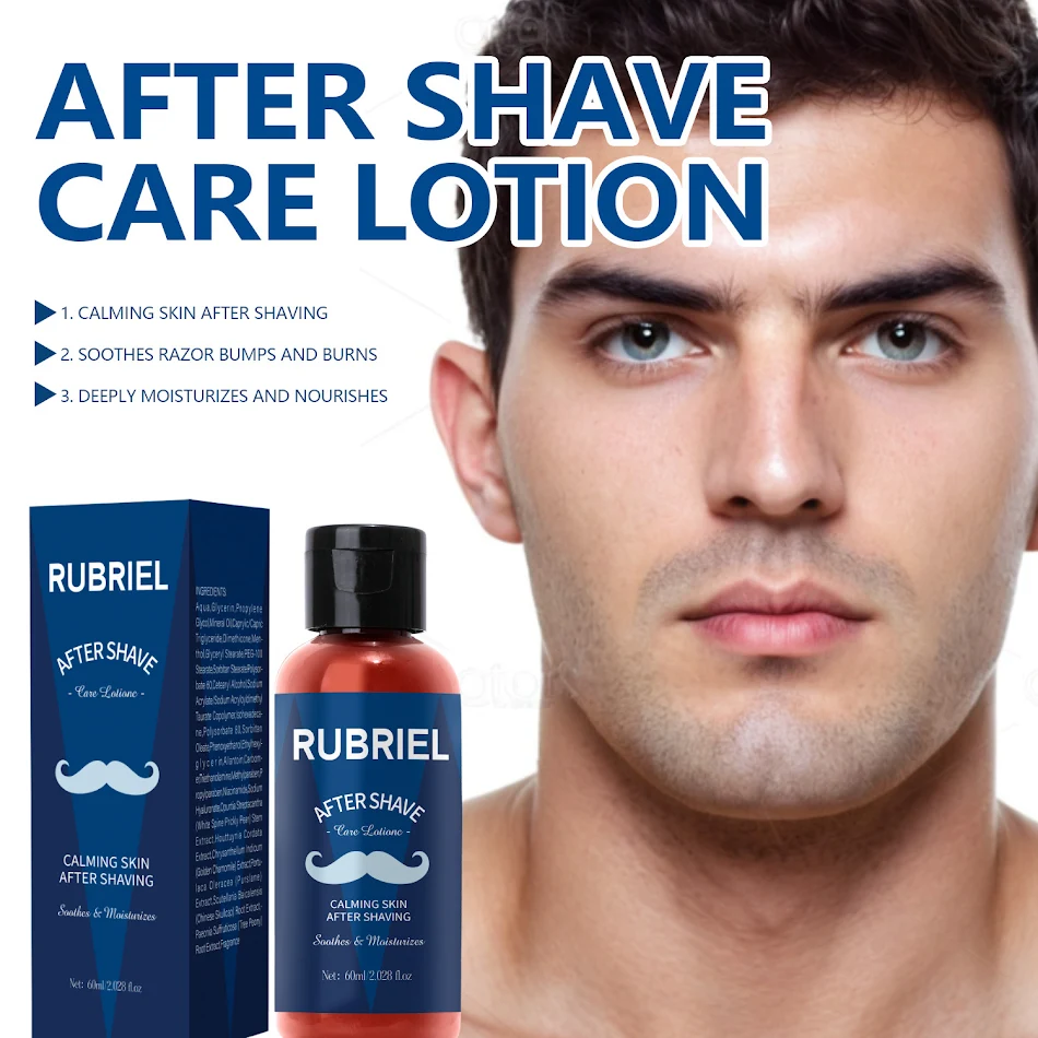 Lotion après-rasage nourrissante et hydratante pour le soin de la peau. Apaise, hydrate et revitalise la peau après le rasage pour un confort optimal.