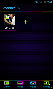 Free Neon Minimal Theme GoContacts APK