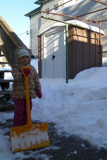Shoveling