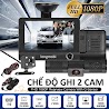 [Freeship] Camera Hành Trình Ô Tô 3 Mắt Camera Riêng, Màn Hình 4 Inh Full Hd 1080