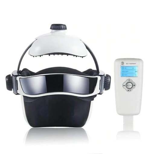 Title 1, 4 in 1 Neck & Head Massage Helmet Relieves Pain...