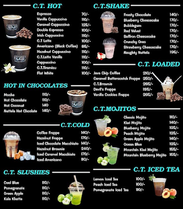 Coffee Toffee menu 