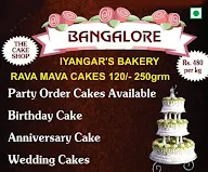 Bangalore Iyangars Bakery menu 2