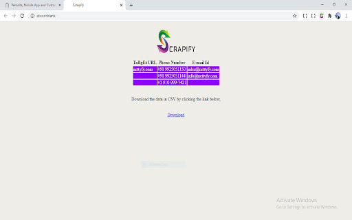 Scrapify