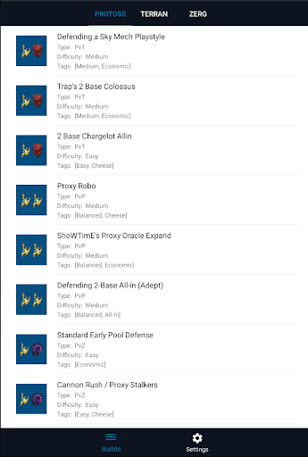 Starcraft Builder - SC2 Build Orders with Audio